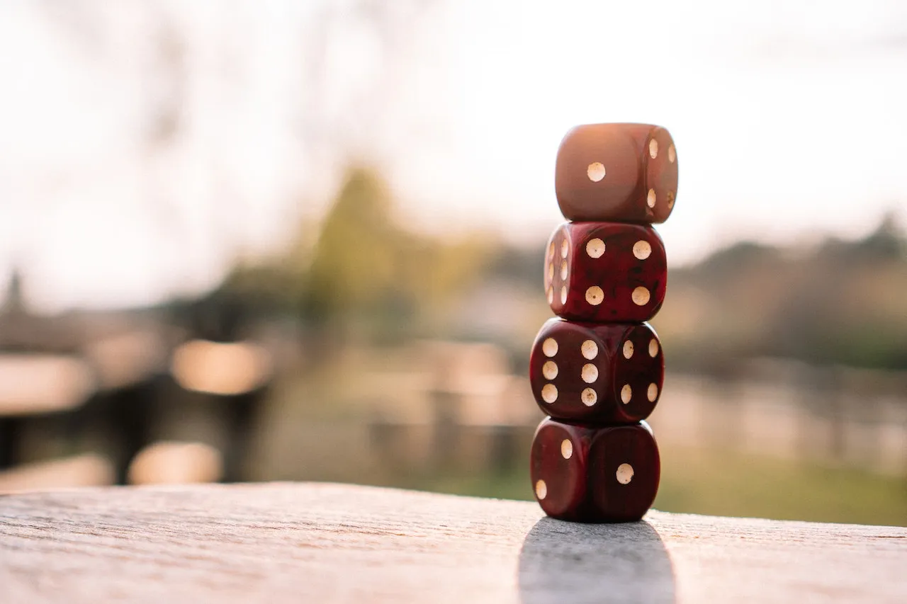 Stacked dice