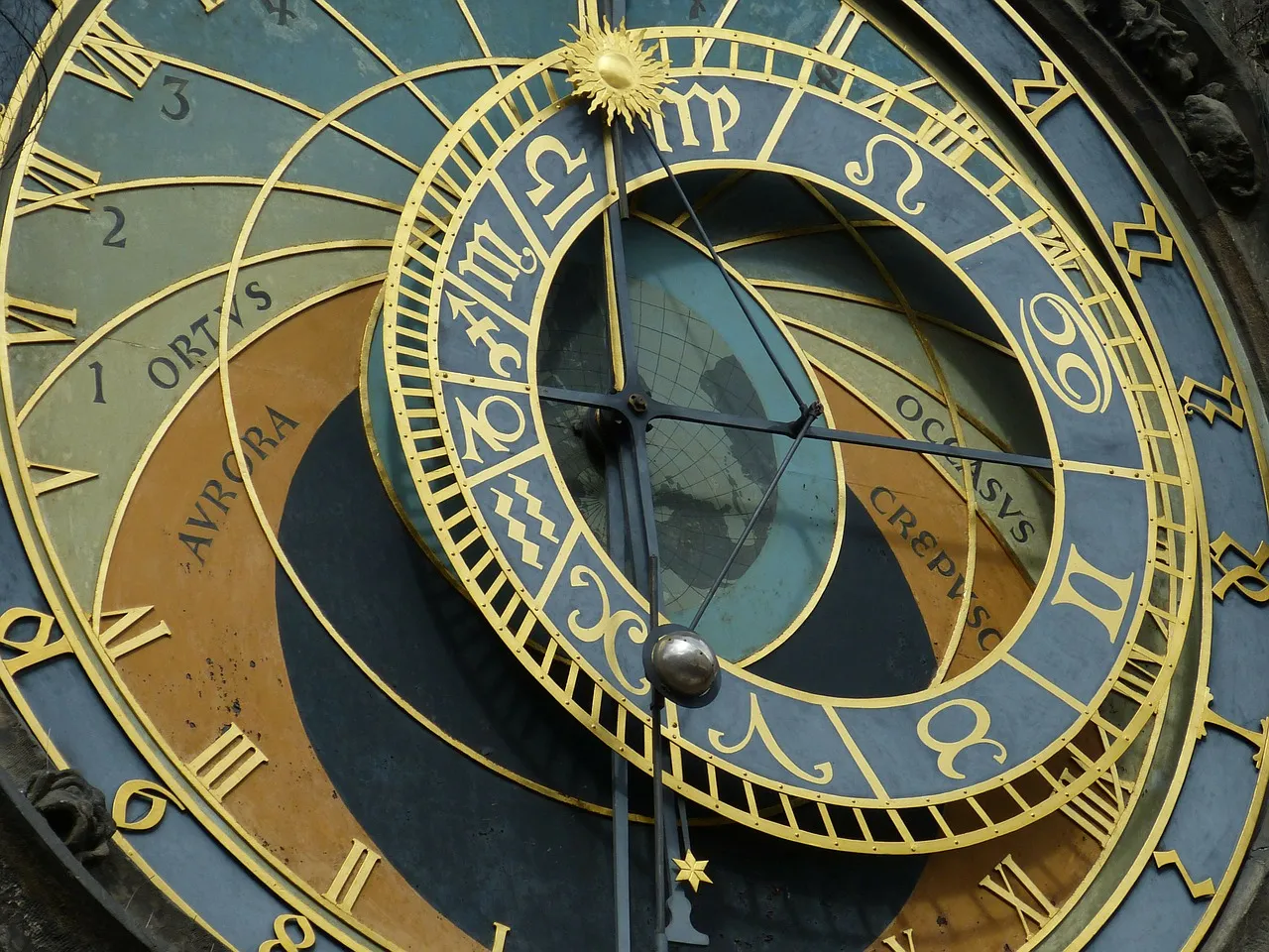 A celestial clock